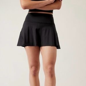 Athleta Black Short Skirt ACE TENNIS SKORT 15 1/2"Athletic SZ L